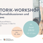 Rhetorik-Workshop für Podiumsdiskussionen und Interviews